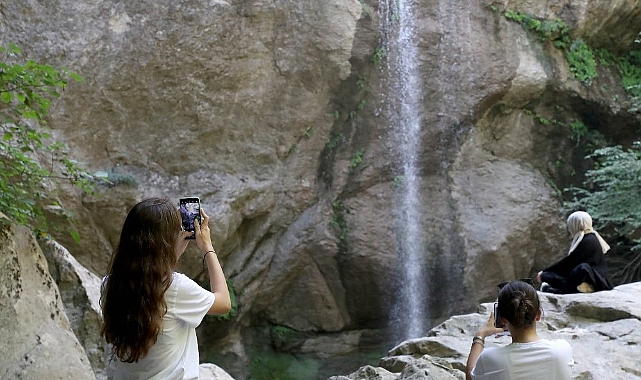 Doğançay Şelalesi’nin cennet doğasında unutulmaz bir gün