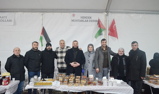 Hendekte Gazzeye Yardım Kermesi