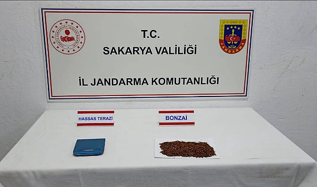 Sakarya Jandarmasından Uyuşturucu Operasyonu.