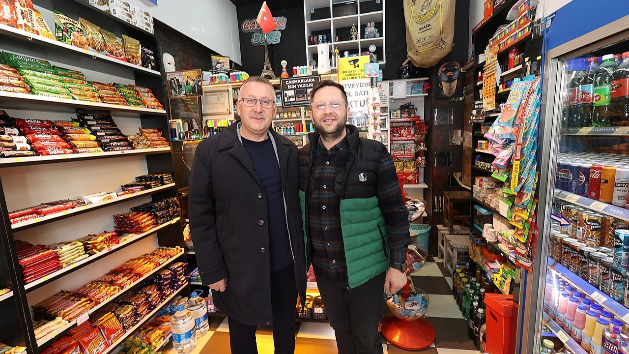 Başkan Işıksu, Çark Caddesi’nde Esnafla Buluştu