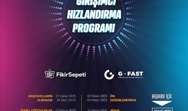 G-Fast/Fikir Sepeti Girişimci Hızlandırma Programı İçin Yeni Dönem Başvuruları Başladı
