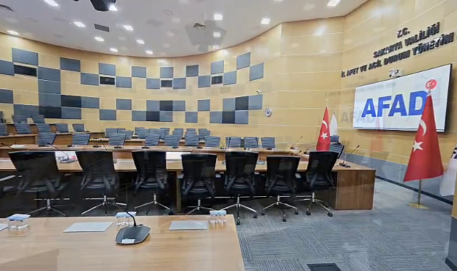 Olası Afet Durumunda Olayları Anında Analiz İçin Valilikte Afad merkezi Kuruldu.