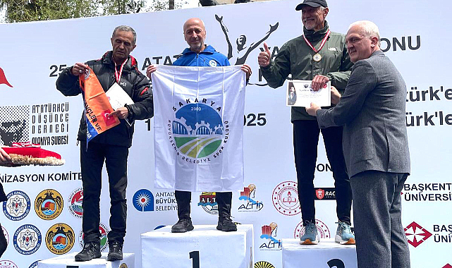 Sakarya Büyükşehir başarılı atleti Ali Turan Alanya’da zirveye yükseldi